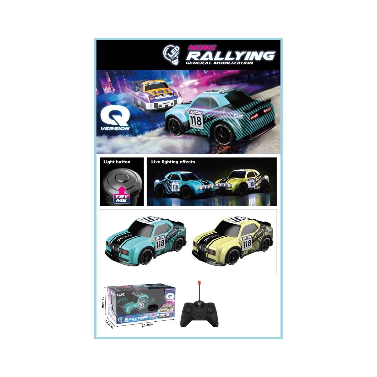 Ujie Mini Rallying Assorted Racing Car Boys, 3-4 Years