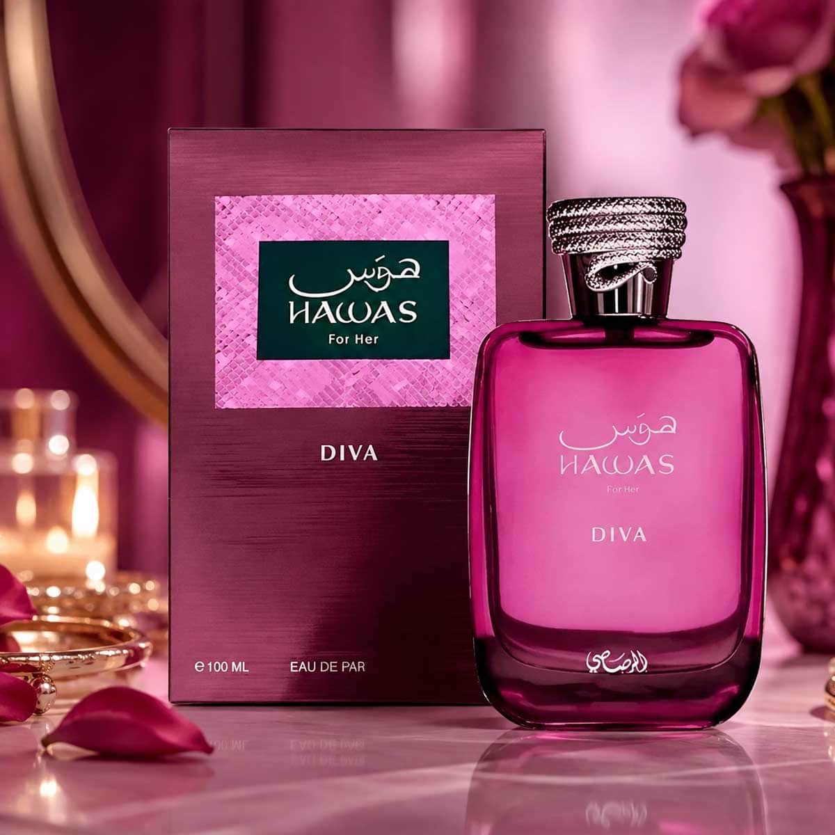 Rasasi Hawas Diva Eau De Parfum 100 ml for Women