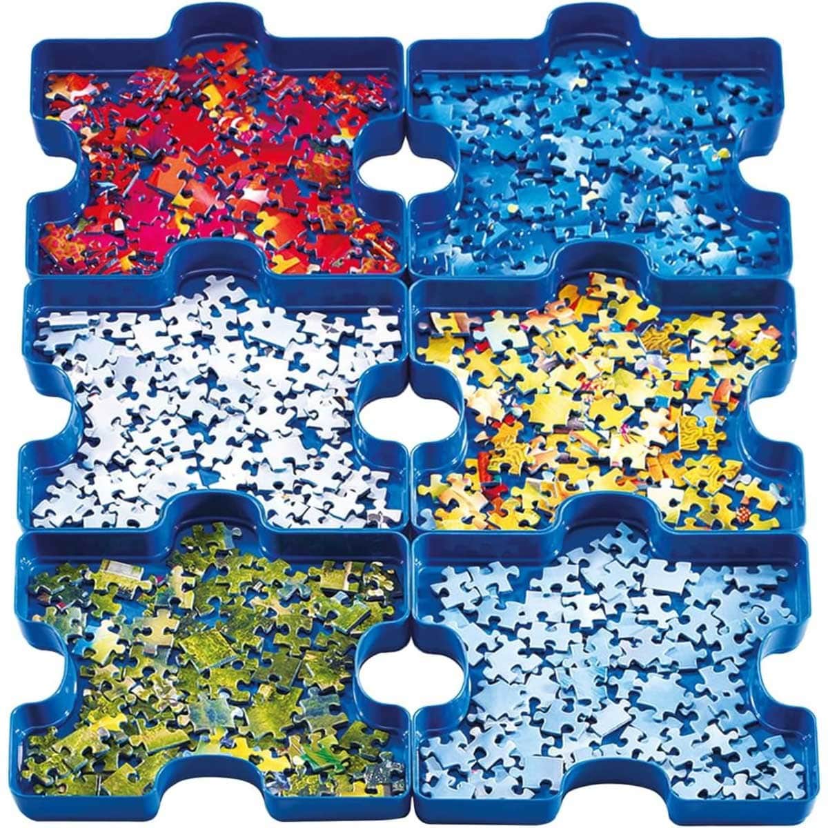 Ravensburger 6-Piece Sort Your Puzzle Sorting Trays Set Unisex, 5-7 Years