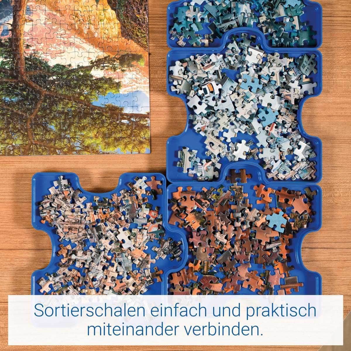 Ravensburger 6-Piece Sort Your Puzzle Sorting Trays Set Unisex, 5-7 Years