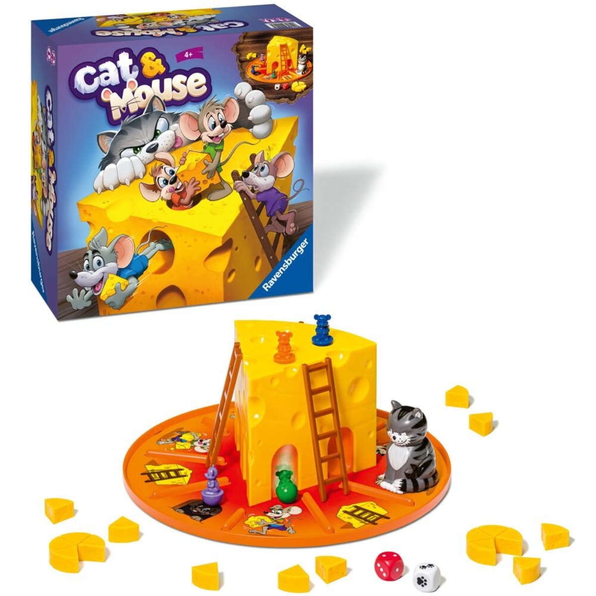 Ravensburger Cat & Mouse Board Game Unisex, 8-10 Years