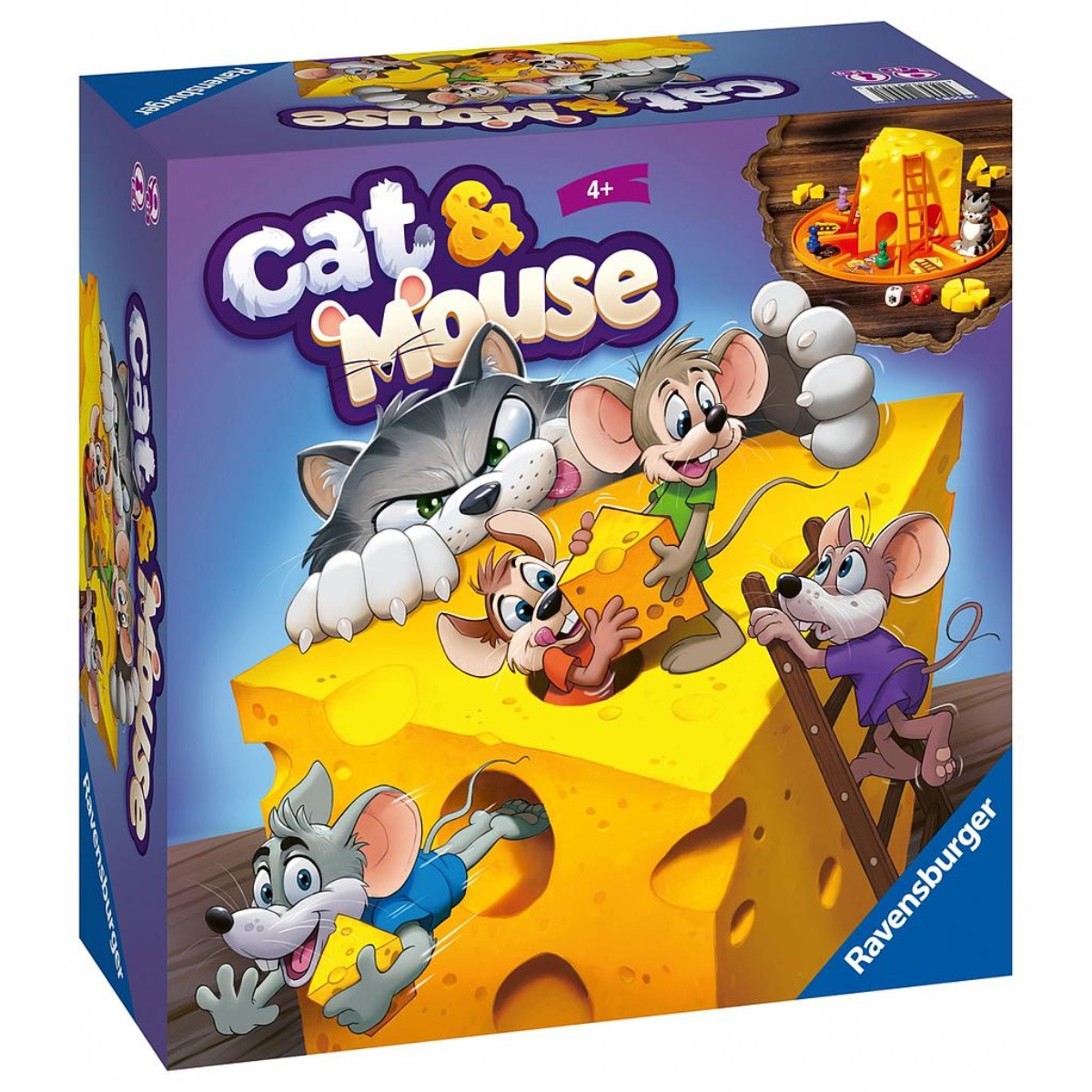 Ravensburger Cat & Mouse Board Game Unisex, 8-10 Years