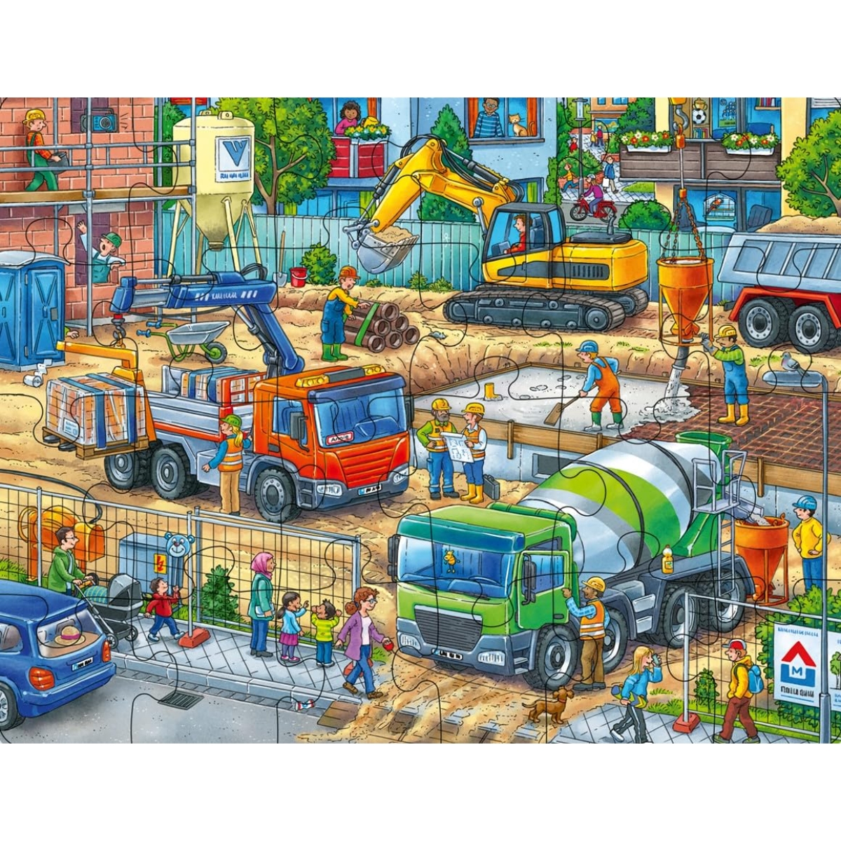 Ravensburger Construction Site Jigsaw Puzzle Unisex, 5-7 Years
