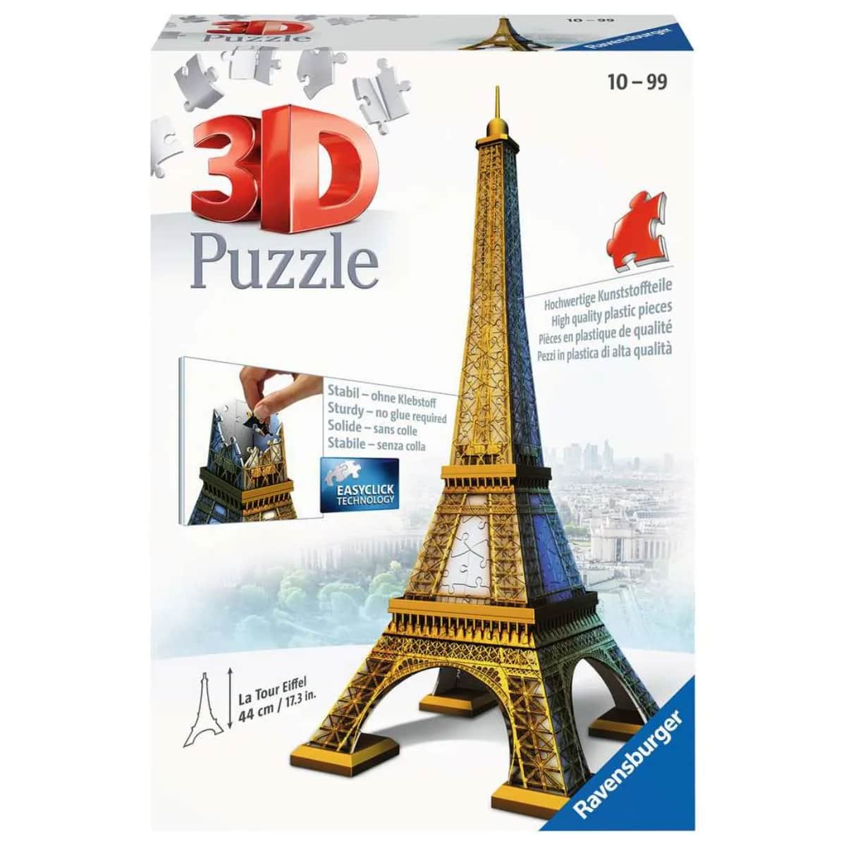 Ravensburger Eiffel Tower 3D Puzzle Unisex, 11-12 Years
