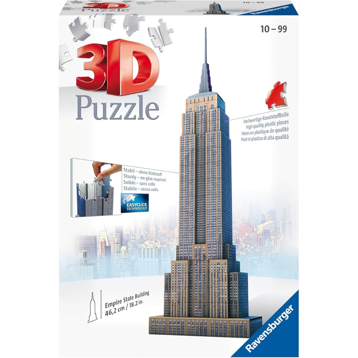 Ravensburger Empire State Building 3D Puzzle Unisex, 13+ Years