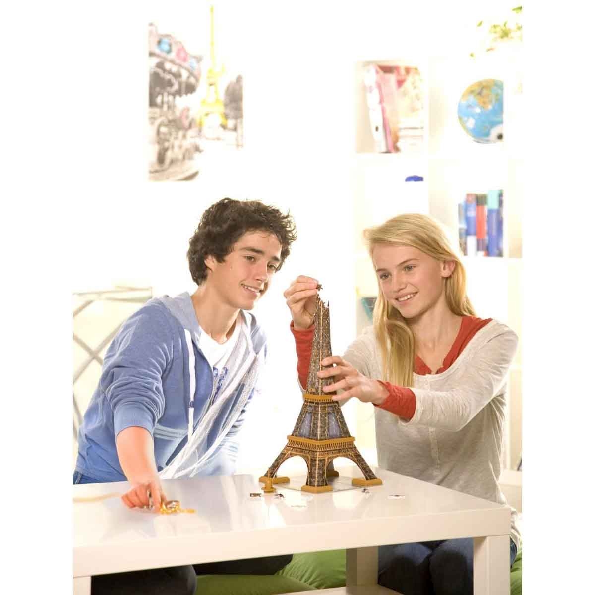 Ravensburger Firefighters + 3D Eiffel Tower Puzzles with Step2 Easel & 4D Build Puzzle Bundle Unisex, 13+ Years