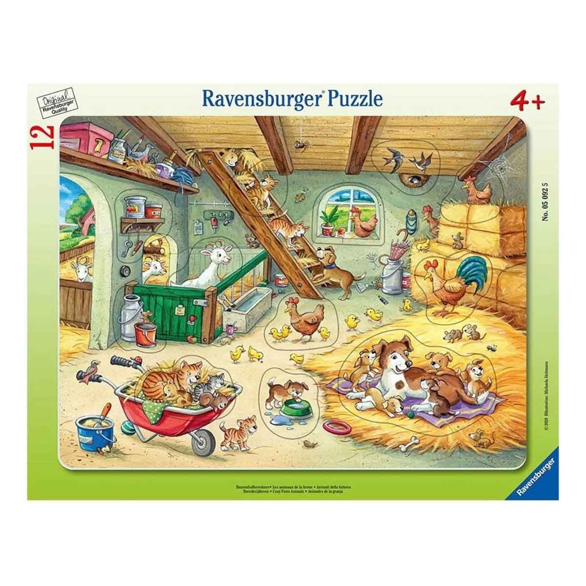 Ravensburger Globe 3D + Farmhouse Puzzles with Hex Bug Insect & 4D Build Puzzle Bundle Unisex, 8-10 Years