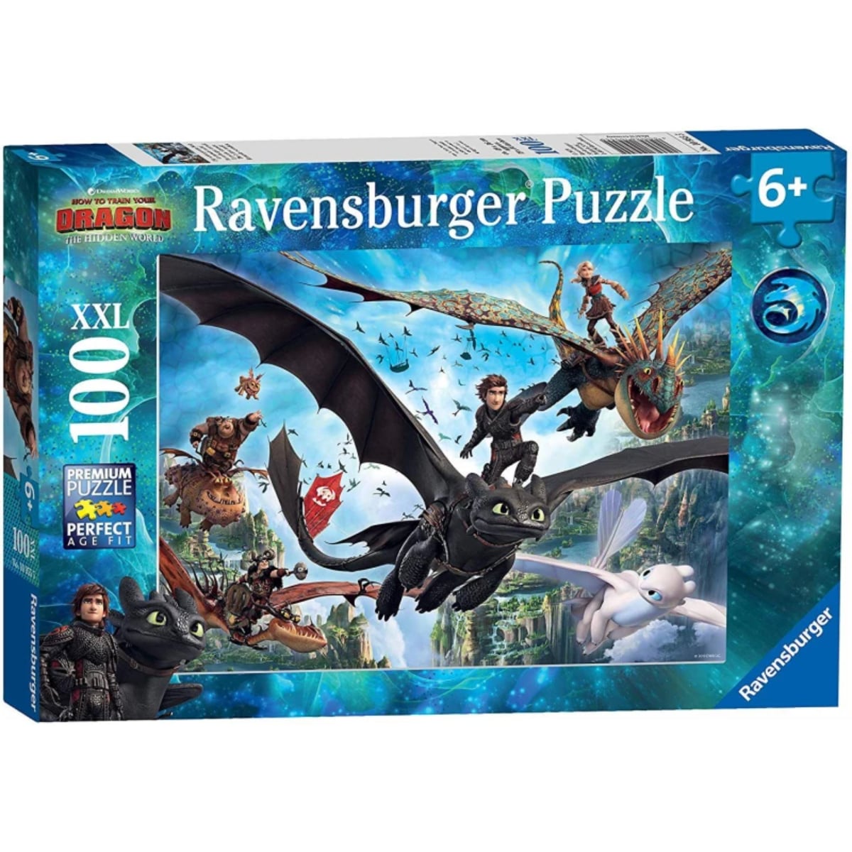 Ravensburger How to Train Your Dragon 3 Jigsaw Puzzle Unisex, 5-7 Years