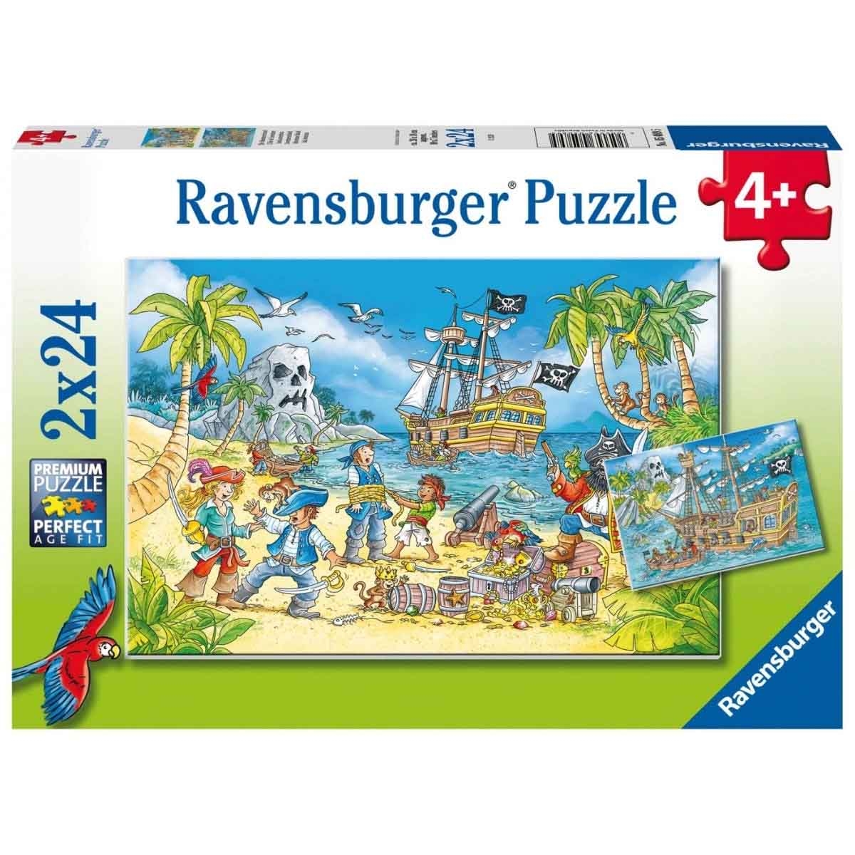 Ravensburger Island + Skyline Puzzles with Hex Bug Nano Nitro & 4D Build Puzzle Bundle Unisex, 13+ years
