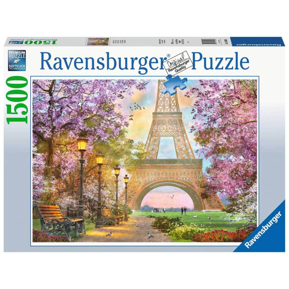 Ravensburger Love in Paris Jigsaw Puzzle Unisex, 13+ Years