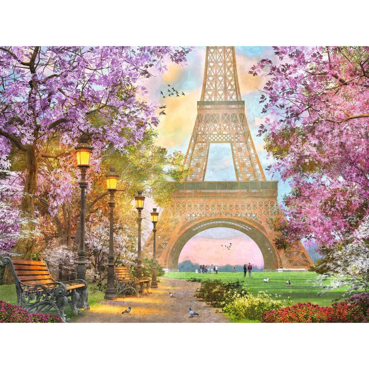Ravensburger Love in Paris Jigsaw Puzzle Unisex, 13+ Years