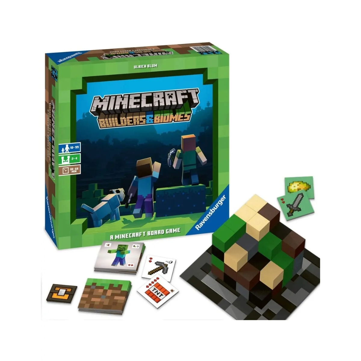 Ravensburger Minecraft Builders & Biomes Board Game Unisex, 11-12 Years