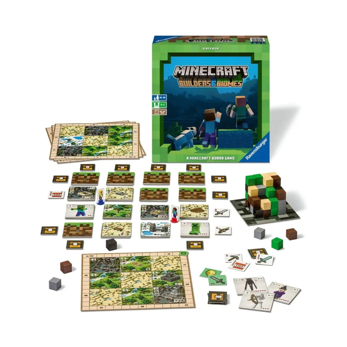 Ravensburger Minecraft Builders & Biomes Board Game Unisex, 11-12 Years