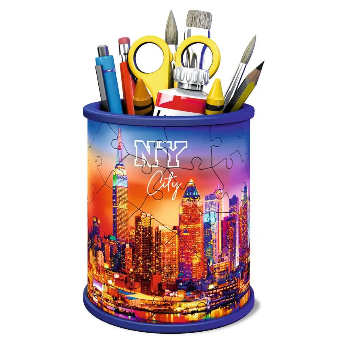 Ravensburger Pencil Cup Skyline 3D Puzzle Unisex, 8-10 Years