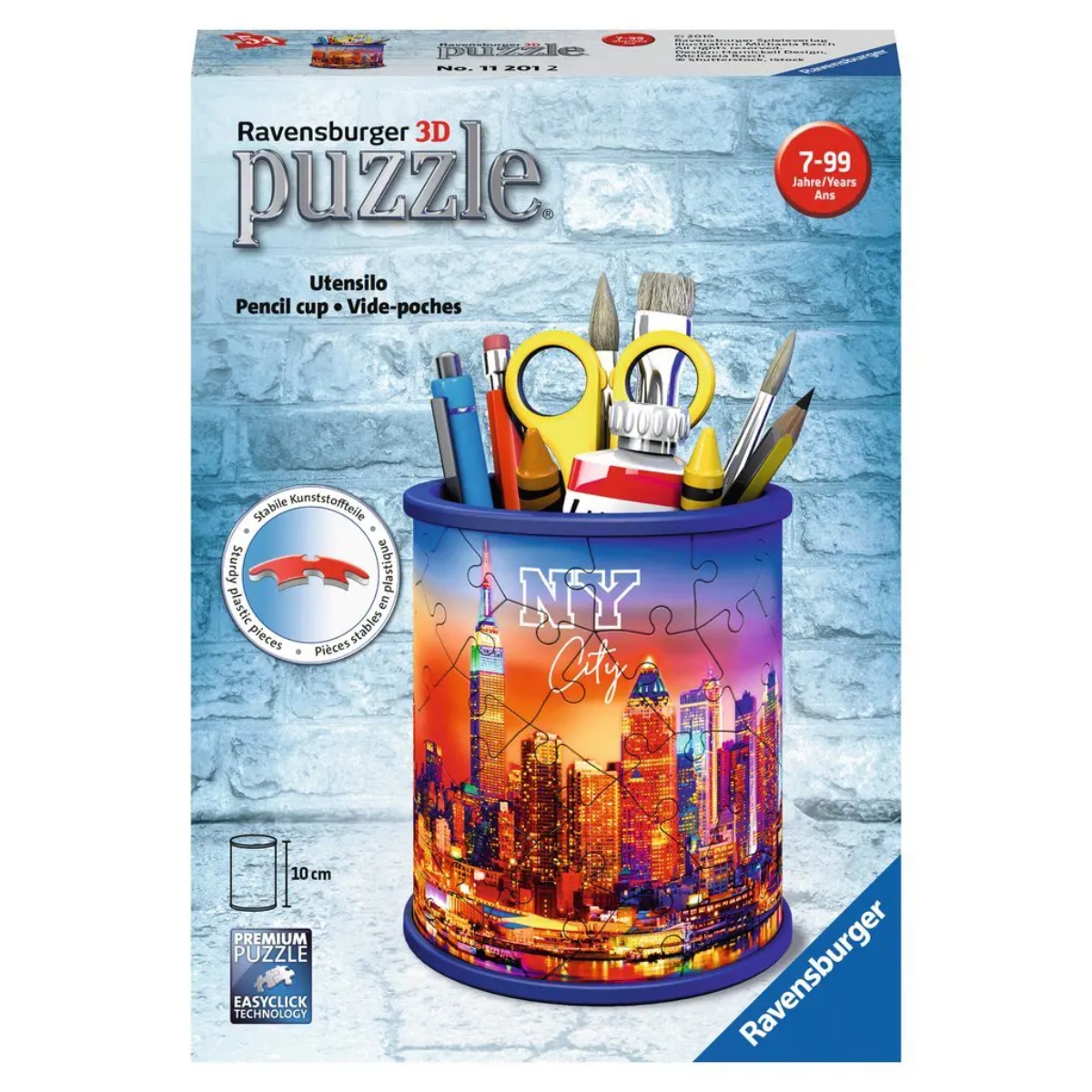 Ravensburger Pencil Cup Skyline 3D Puzzle Unisex, 8-10 Years