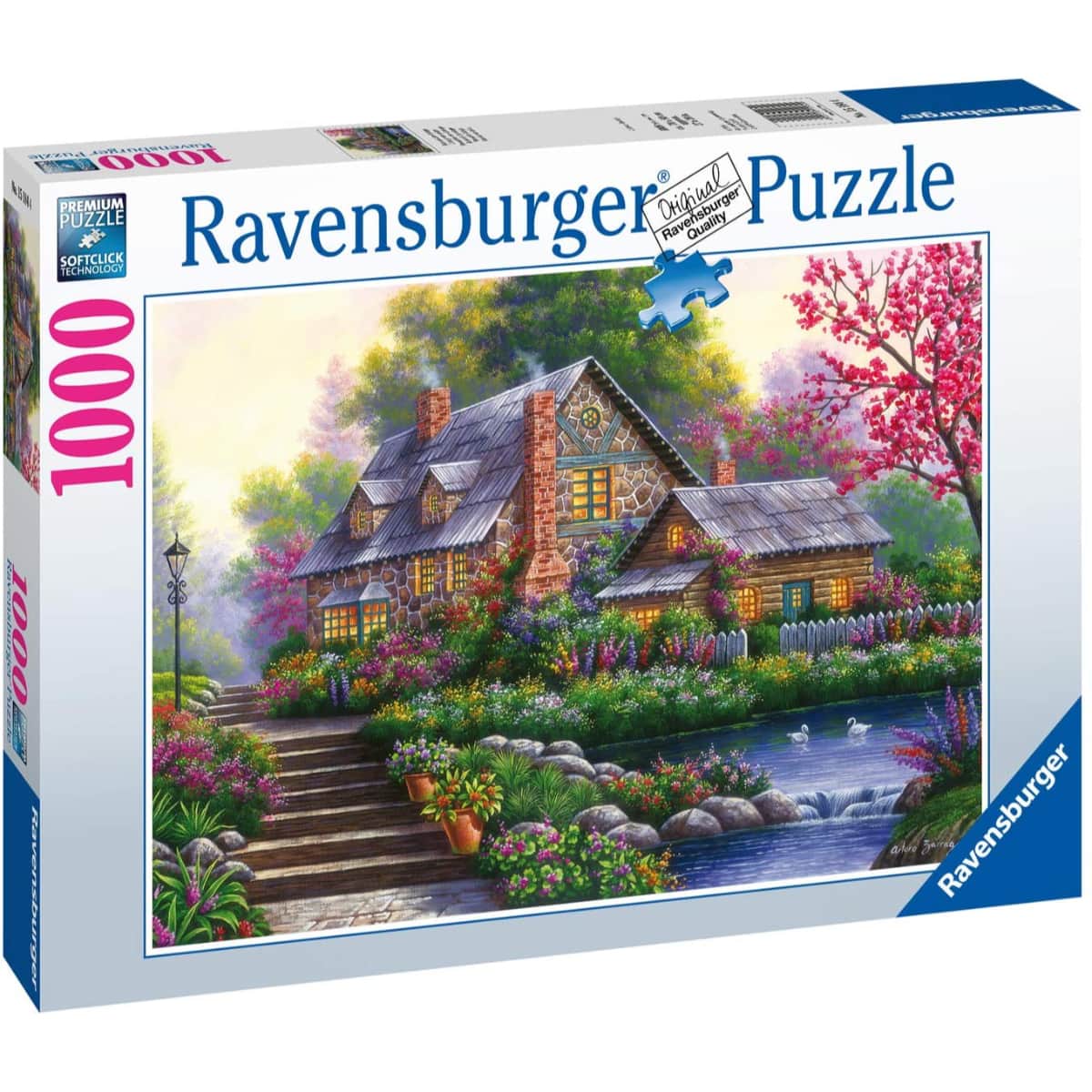 Ravensburger Romantic Cottage Jigsaw Puzzle Unisex, 13+ Years