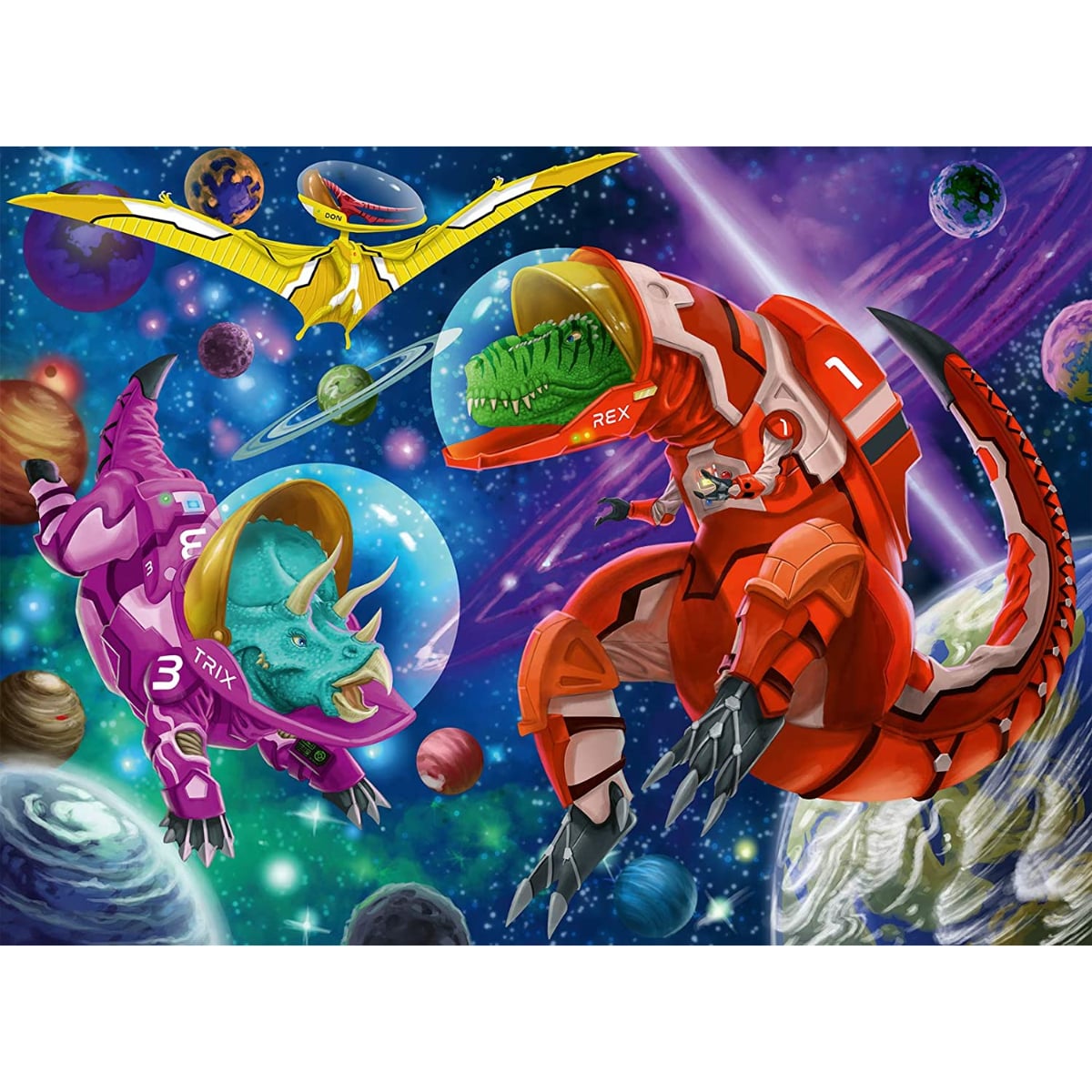 Ravensburger Space Dinosaurs Jigsaw Puzzle Unisex, 8-10 Years