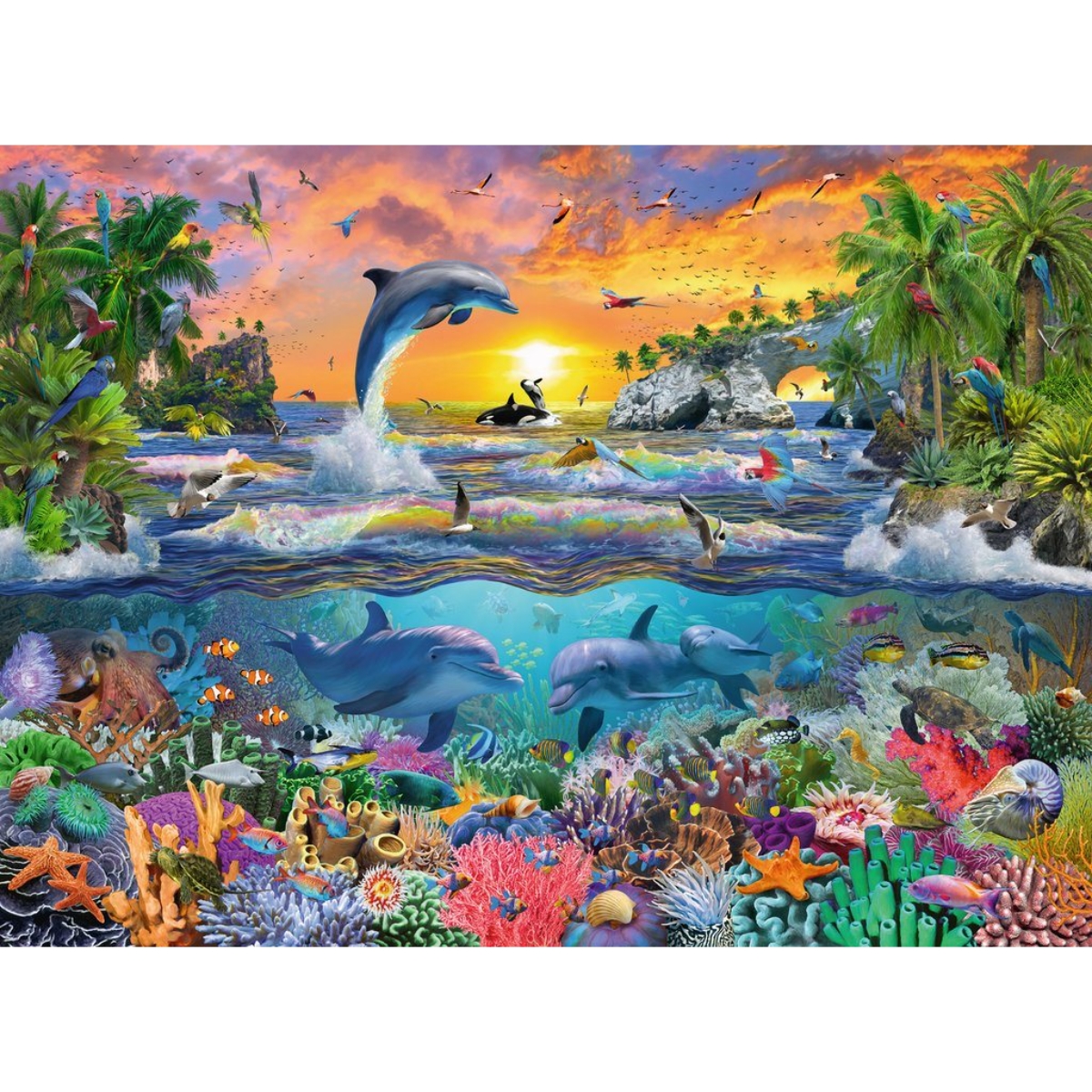 Ravensburger Tropical Paradise Jigsaw Puzzle Unisex, 5-7 Years