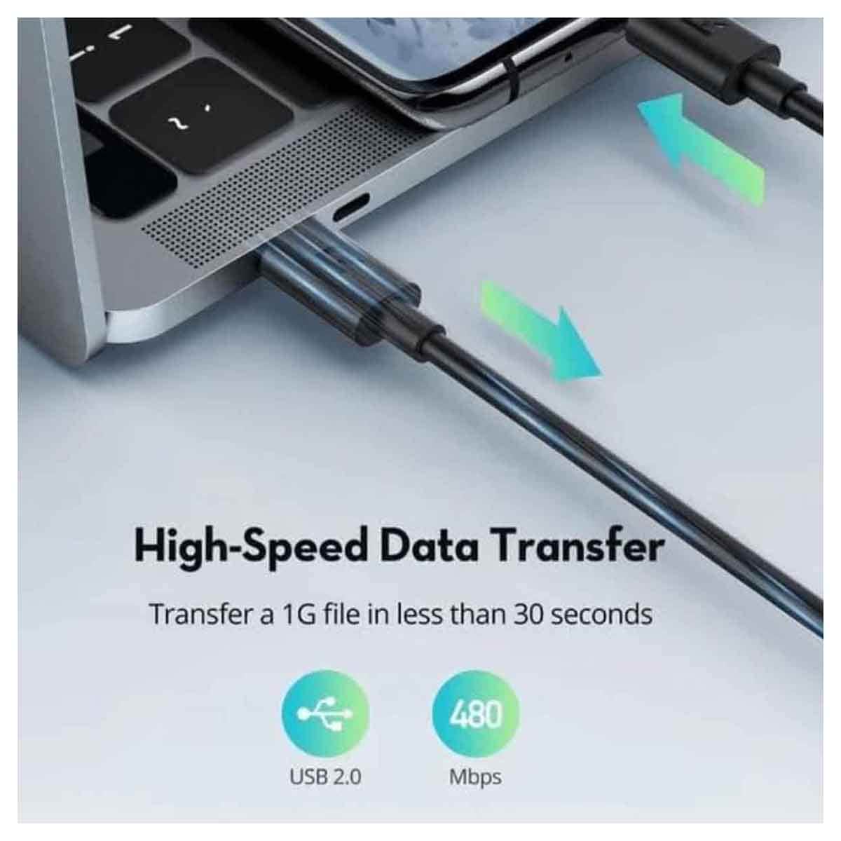 RAVPower 1m Type-C to Type-C Charging Cable