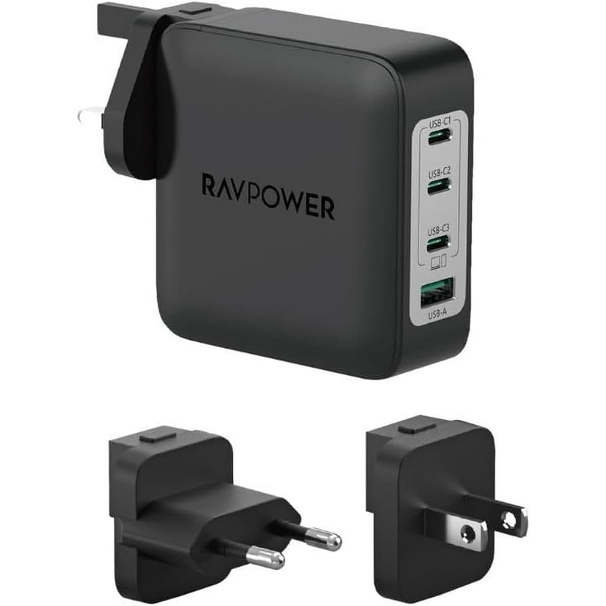 RAVPower PD Pioneer 200W 4-Port USB-C & USB-A Wall Charger
