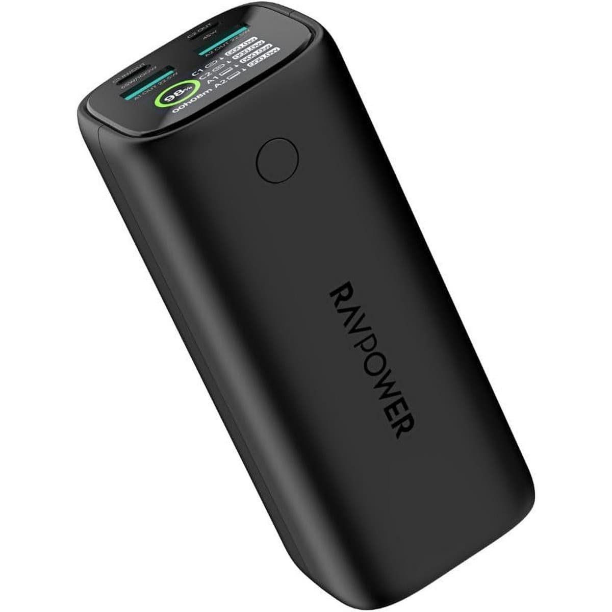 راف باور ألترا بي دي بايونير باور بانك 20000mAh بقدرة 100 واط مع شاشة رقمية