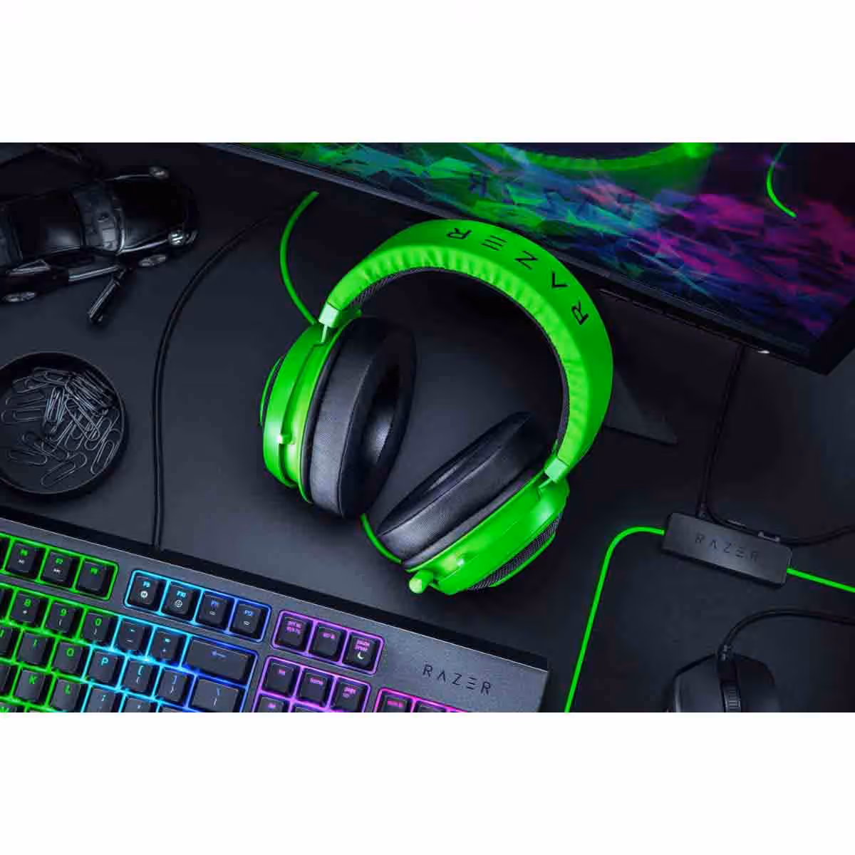 Razer Kraken Green Gaming Headset with Mic