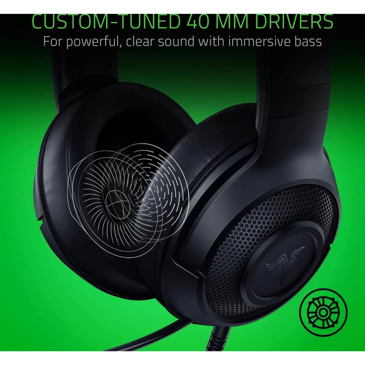 RAZER Kraken X Lite Ultralight Gaming Headset for PC/Xbox/Playstation 4