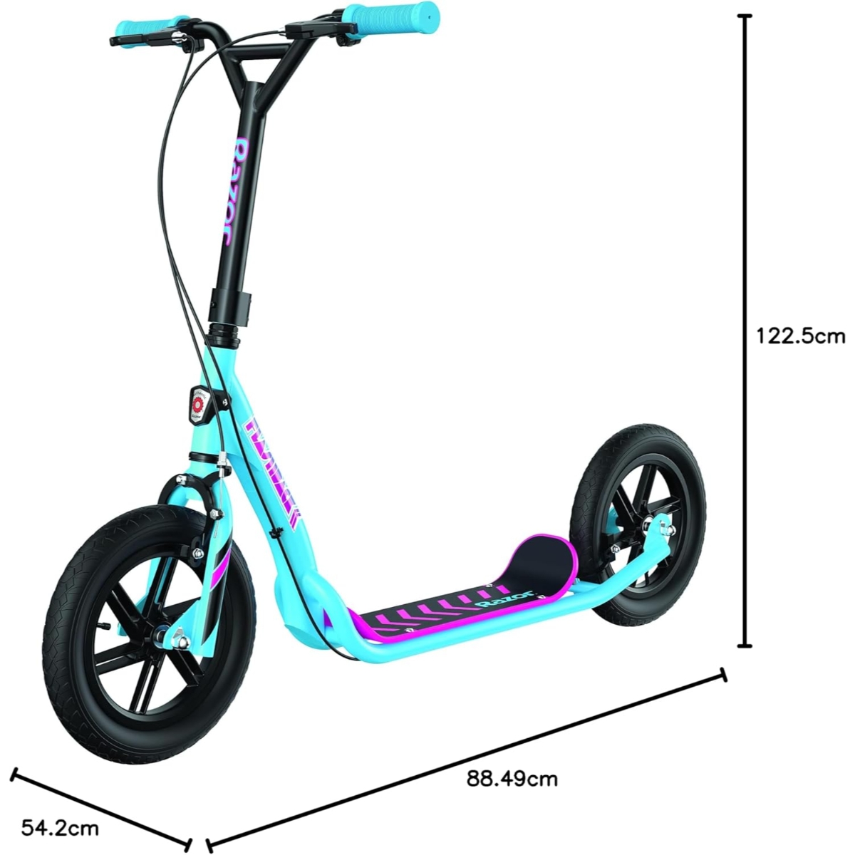 Razor Flashback Blue Kick Scooter Unisex, 8-10 Years