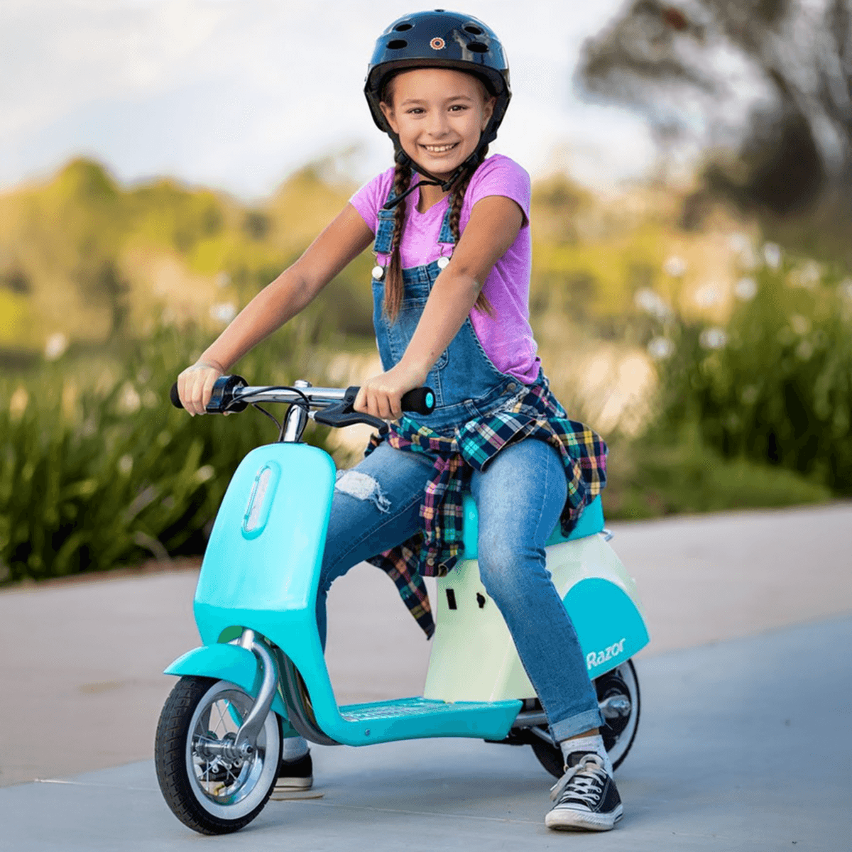 ريزر سكوتر كهربائي بوكت مود بيتيت للجنسين، 8-10 سنوات