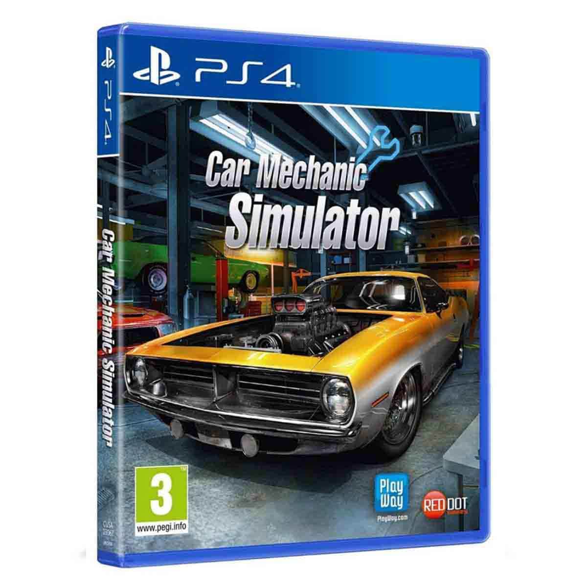 Red Dot Car Mechanic Simulation Management Game for PS4