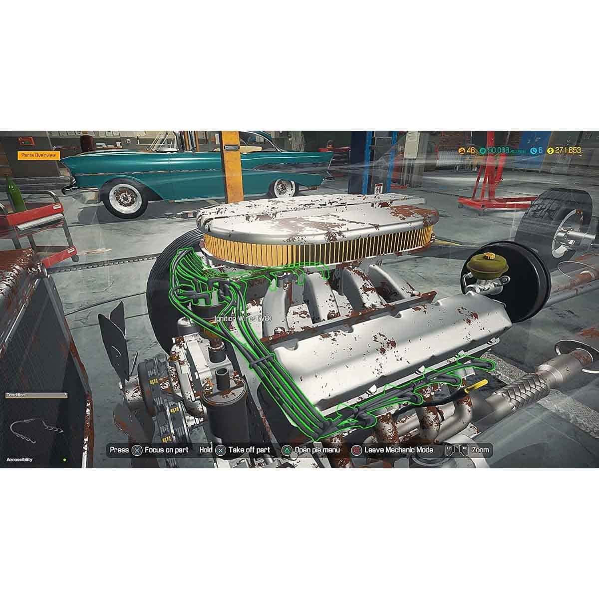 Red Dot Car Mechanic Simulation Management Game for PS4