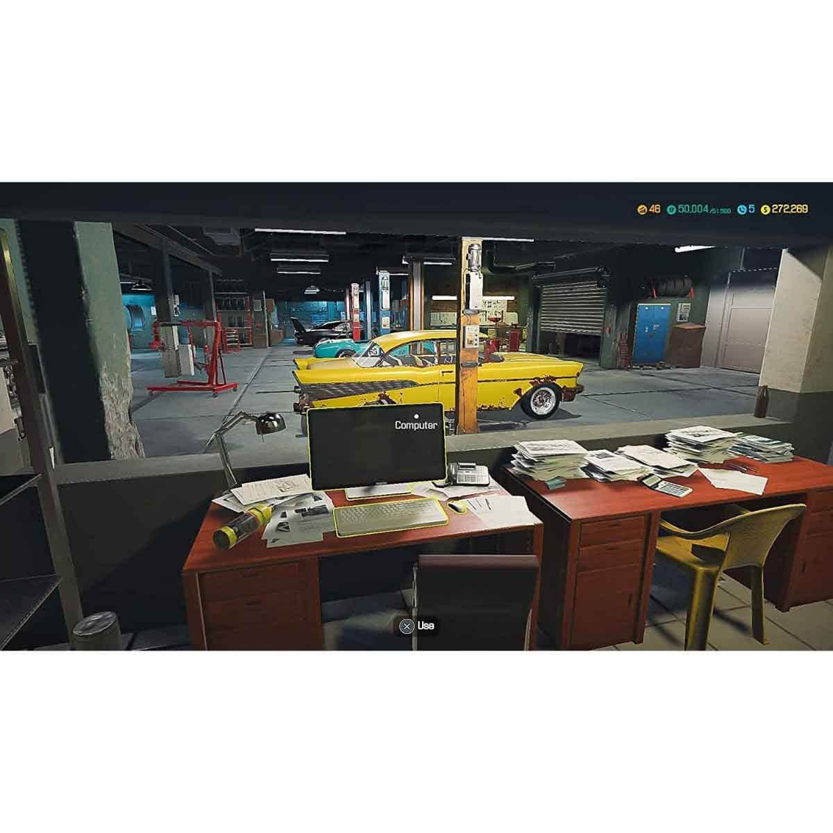 Red Dot Car Mechanic Simulation Management Game for PS4
