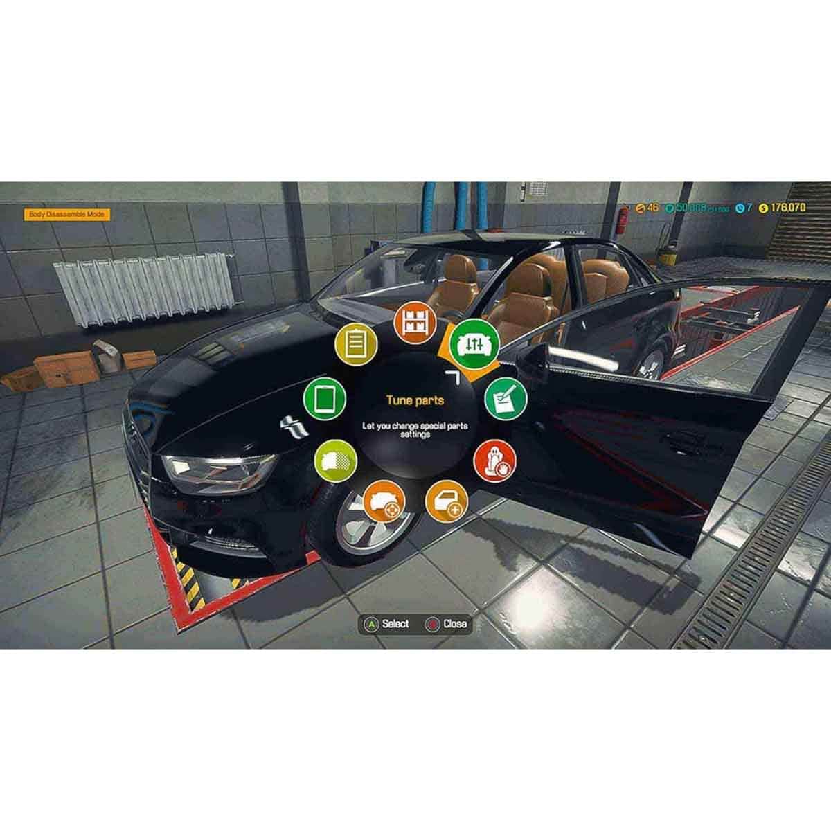 Red Dot Car Mechanic Simulation Management Game for PS4