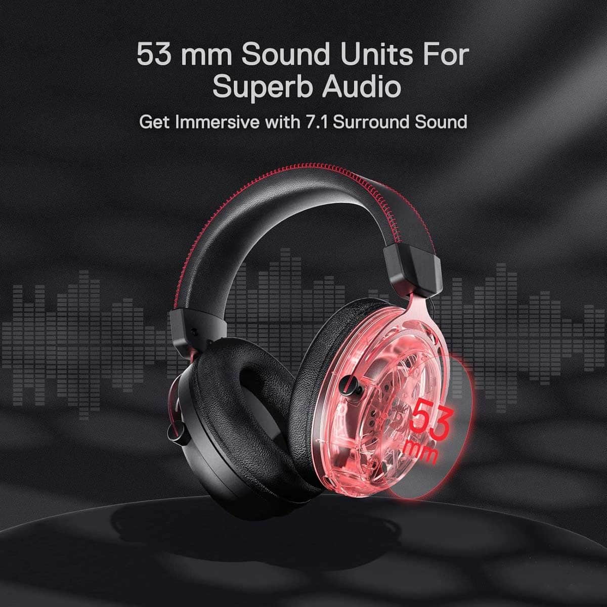 Redragon Black H386 Diomedes Wired Gaming Headset