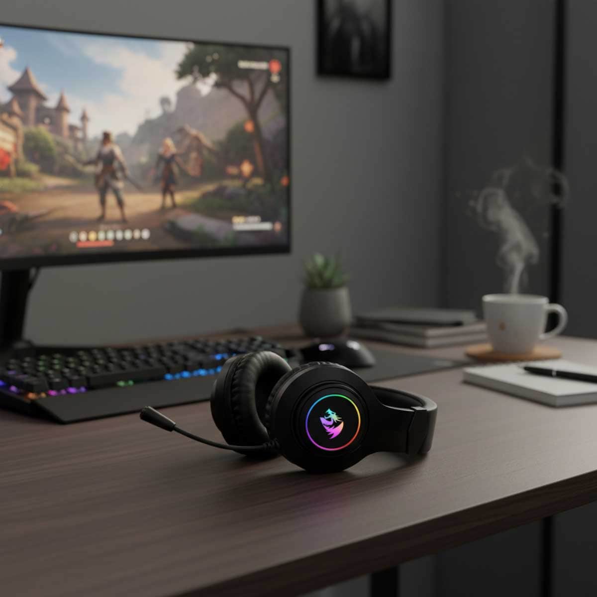 Redragon Hylas RGB Wired Gaming Headset