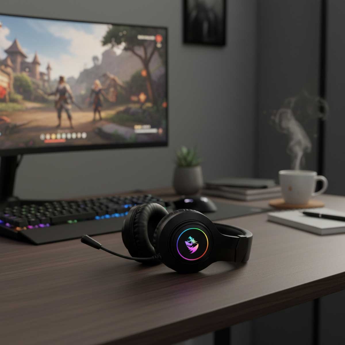 Redragon Hylas RGB Wired Gaming Headset