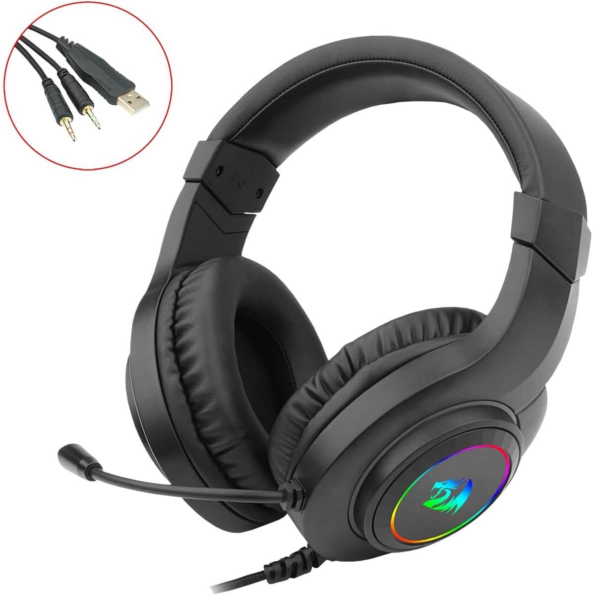 Redragon Hylas RGB Wired Gaming Headset