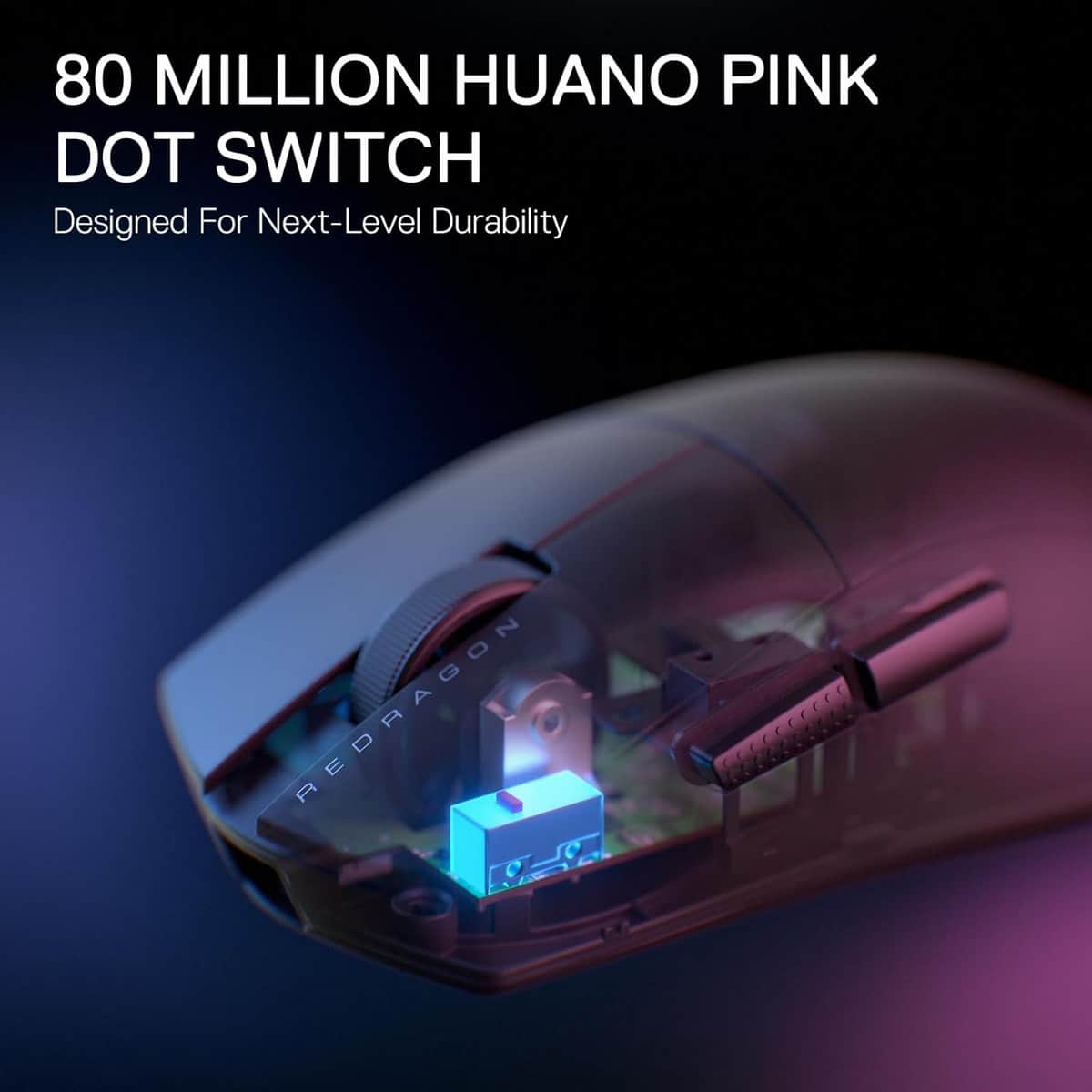 Redragon Black M916 PRO 4K 3-Mode Wireless Gaming Mouse