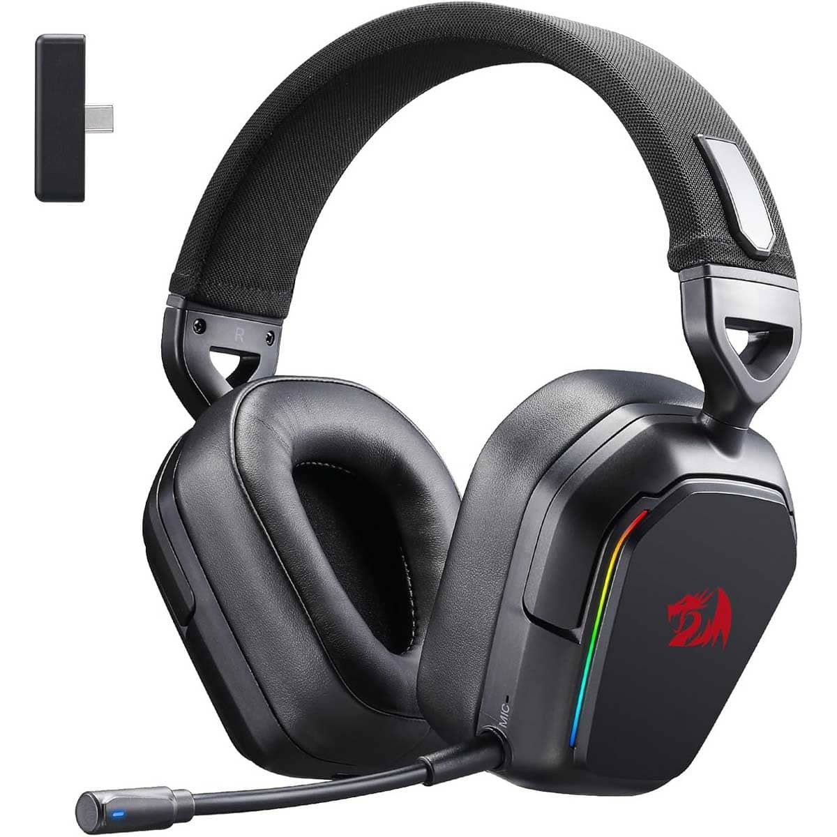 Redragon Black Mira Wireless Gaming Headset