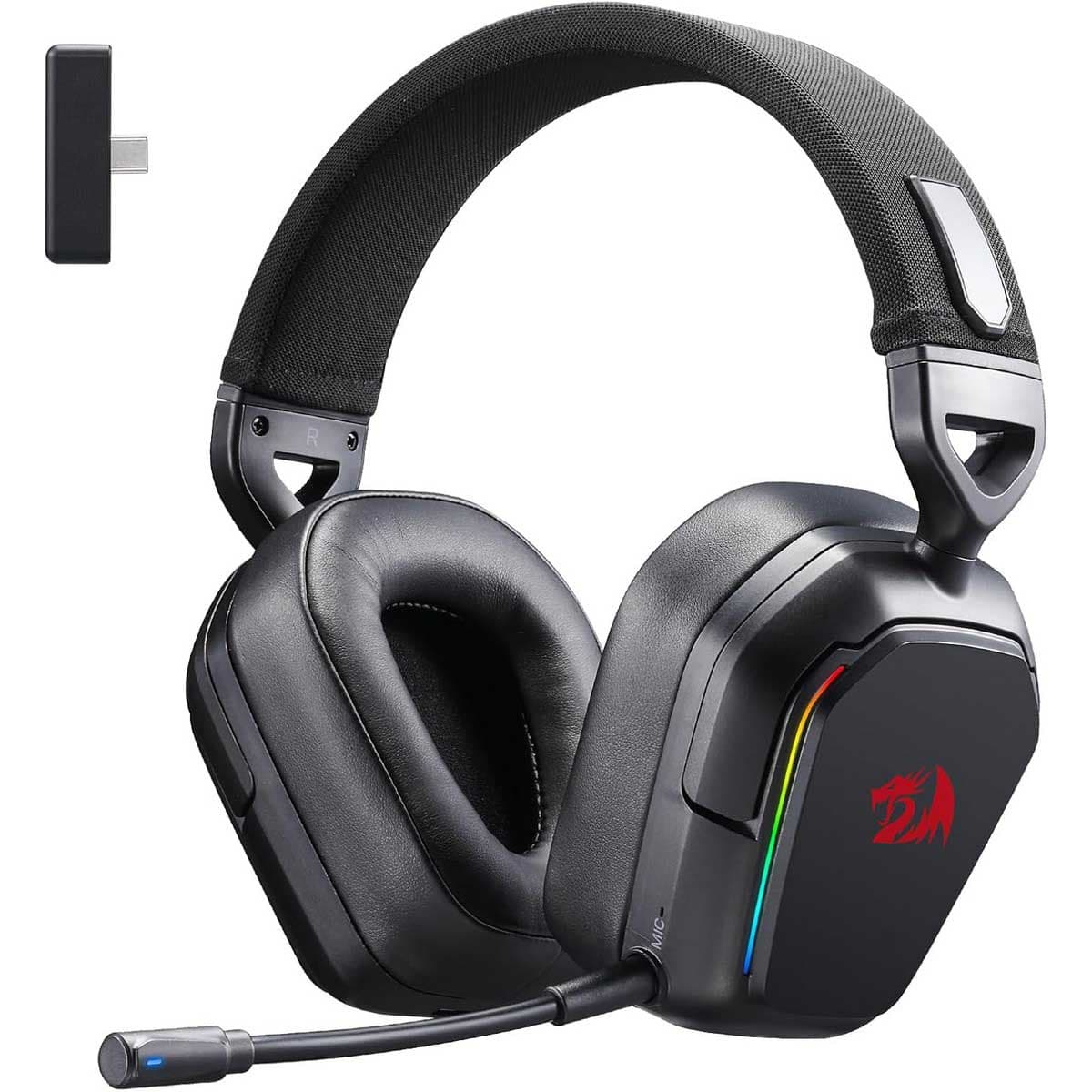 Redragon Black Mira Wireless Gaming Headset