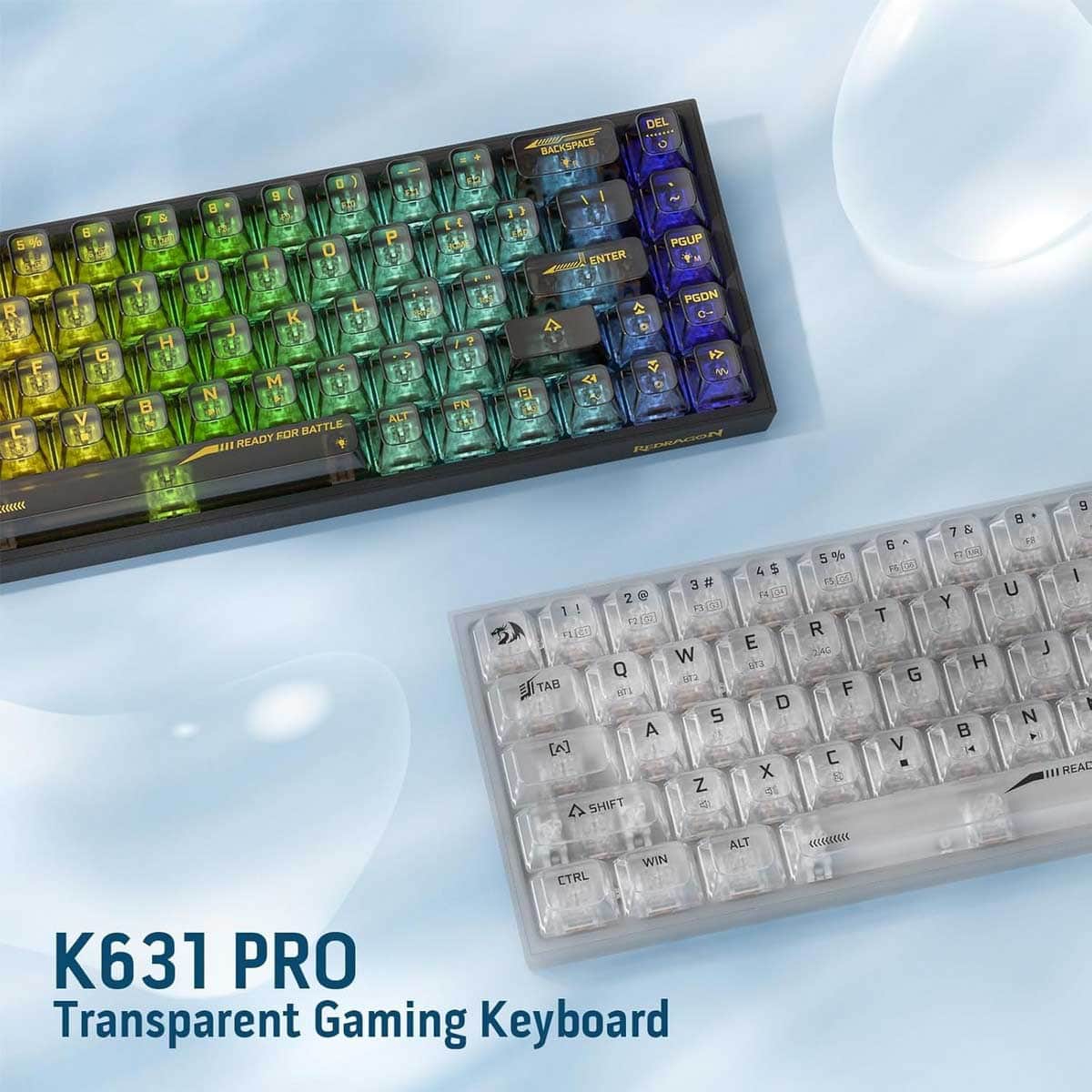 Redragon Castor K631 PRO 65% RGB Wireless Gaming Keyboard