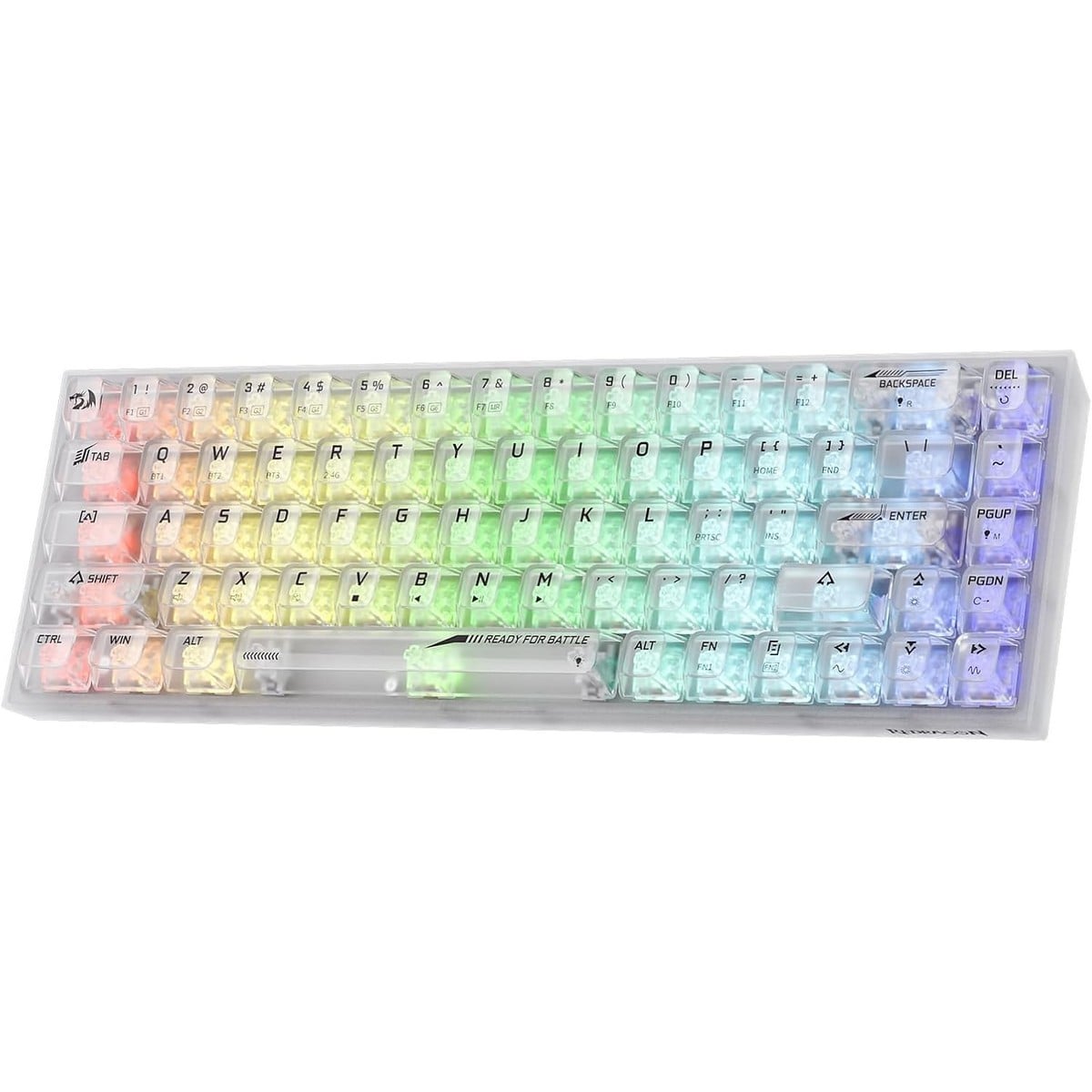 ريدراجون كيبورد ألعاب Castor K631 PRO لاسلكي بحجم 65% وإضاءة RGB