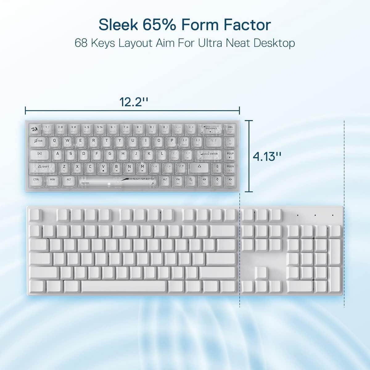 Redragon Castor K631 PRO 65% RGB Wireless Gaming Keyboard