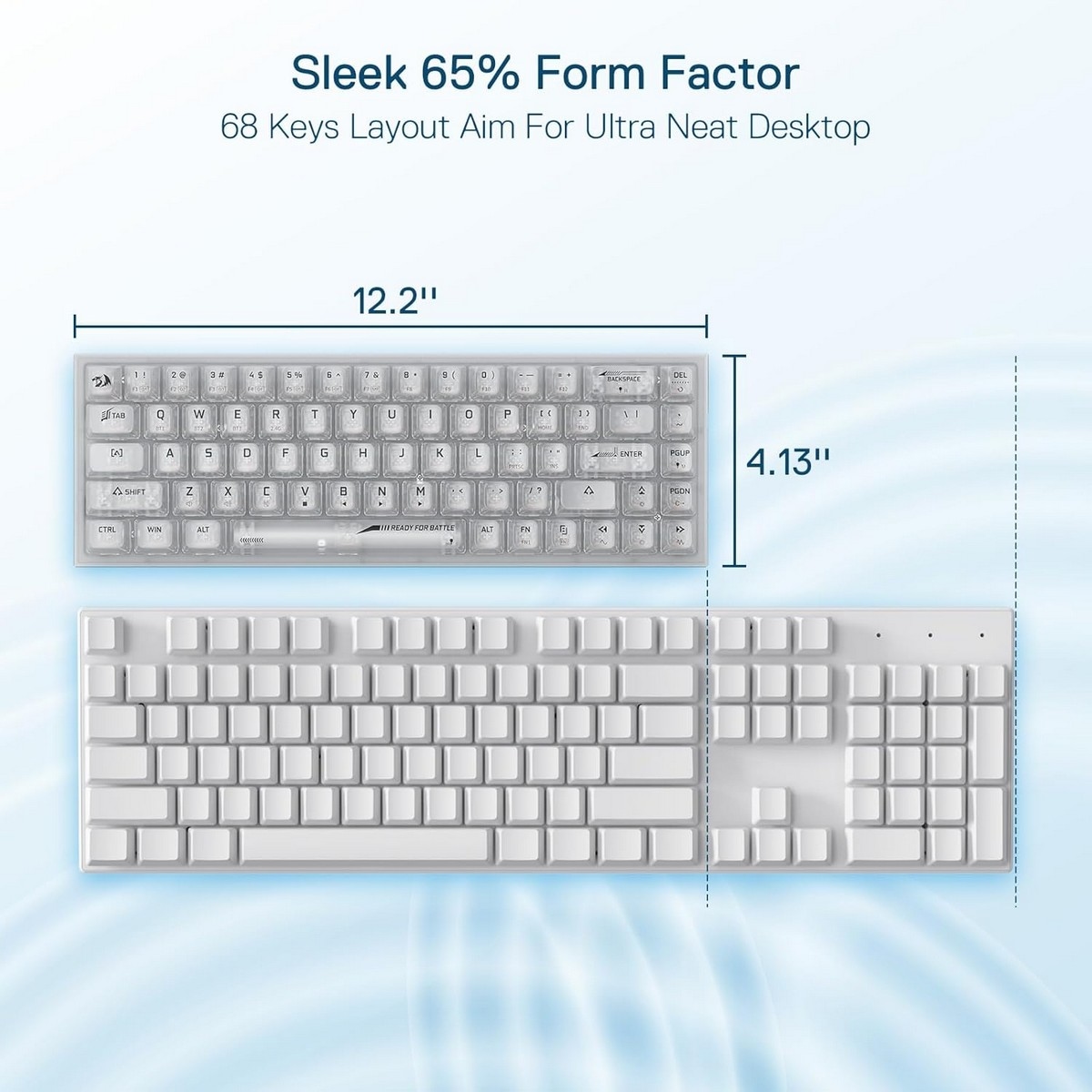Redragon Castor K631 PRO 65% RGB Wireless Gaming Keyboard