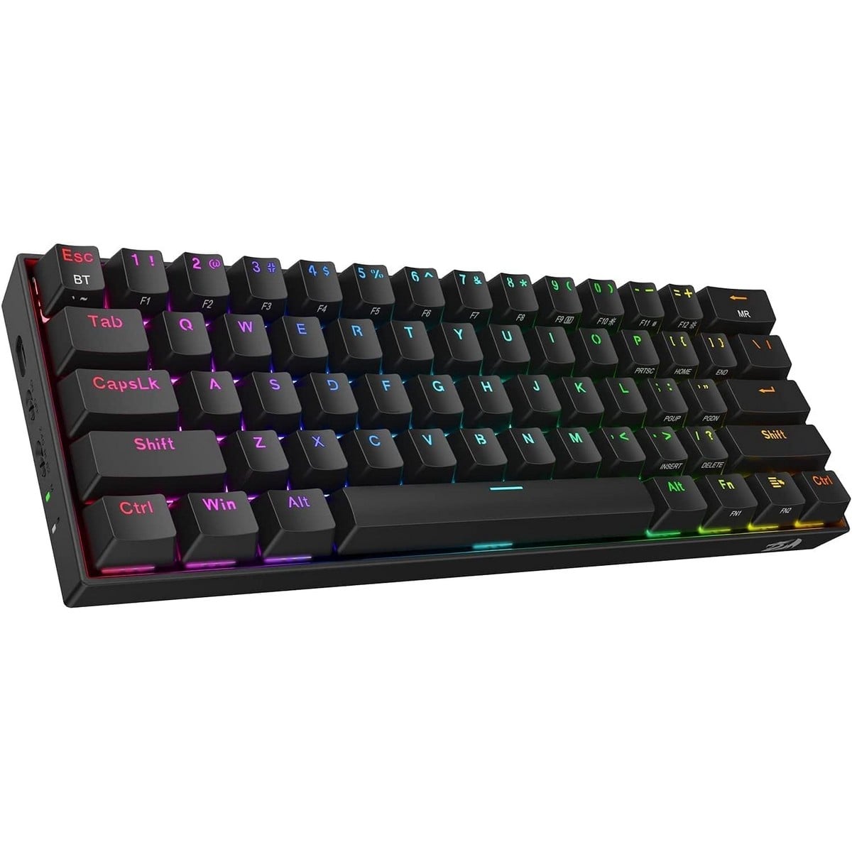 ريدراجون كيبورد ألعاب ميكانيكي لاسلكي Draconic K530 PRO بحجم 60% بتصميم مدمج ومفاتيح Brown Switch وإضاءة RGB