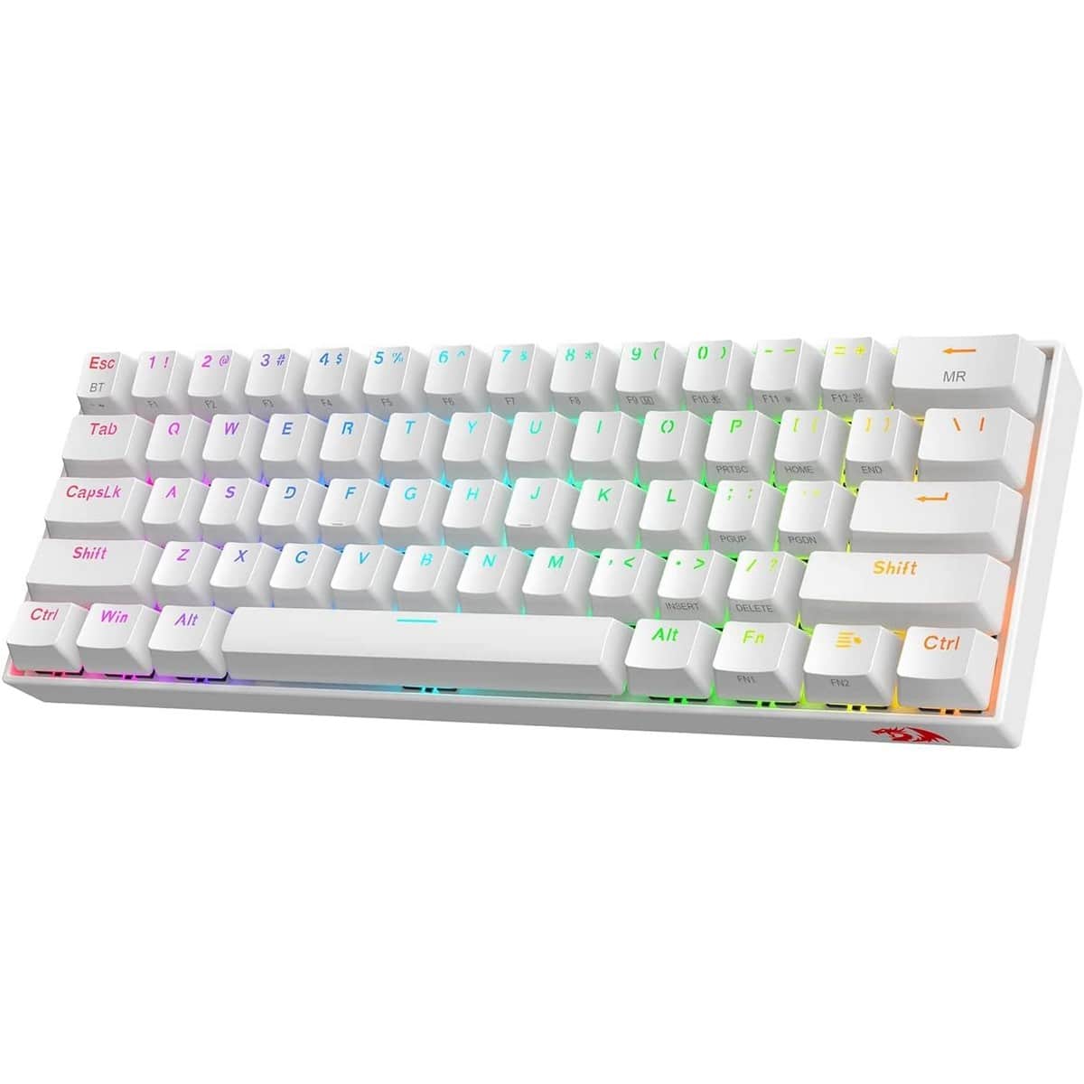 Redragon Draconic K530W 60% Compact Red Switch Wireless Mechanical Gaming Keyboard