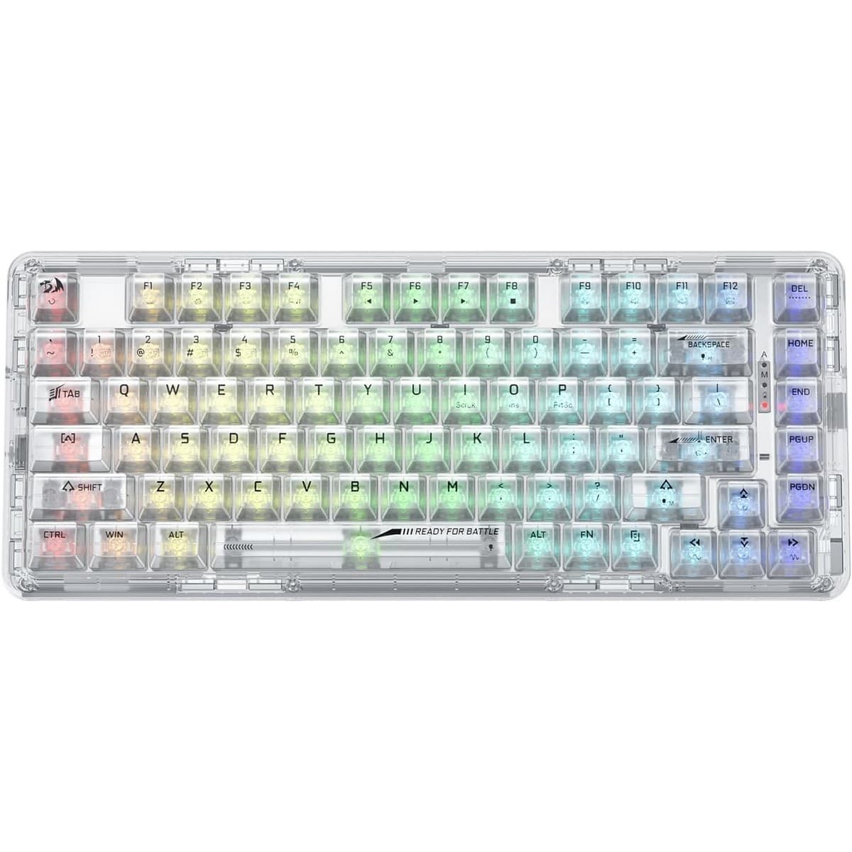 ريدراجون كيبورد ميكانيكي لاسلكي Elf Pro K649 بحجم 78% واتصال ثلاثي وإضاءة RGB