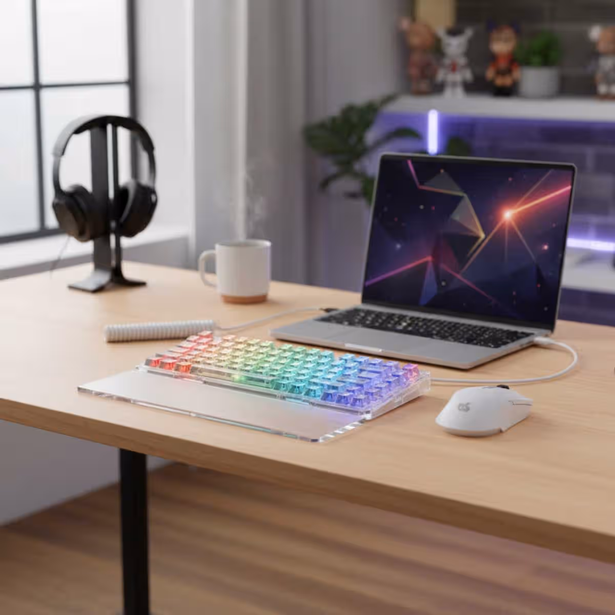 Redragon Elf Pro K649 78% 3-Mode RGB Wireless Mechanical Keyboard