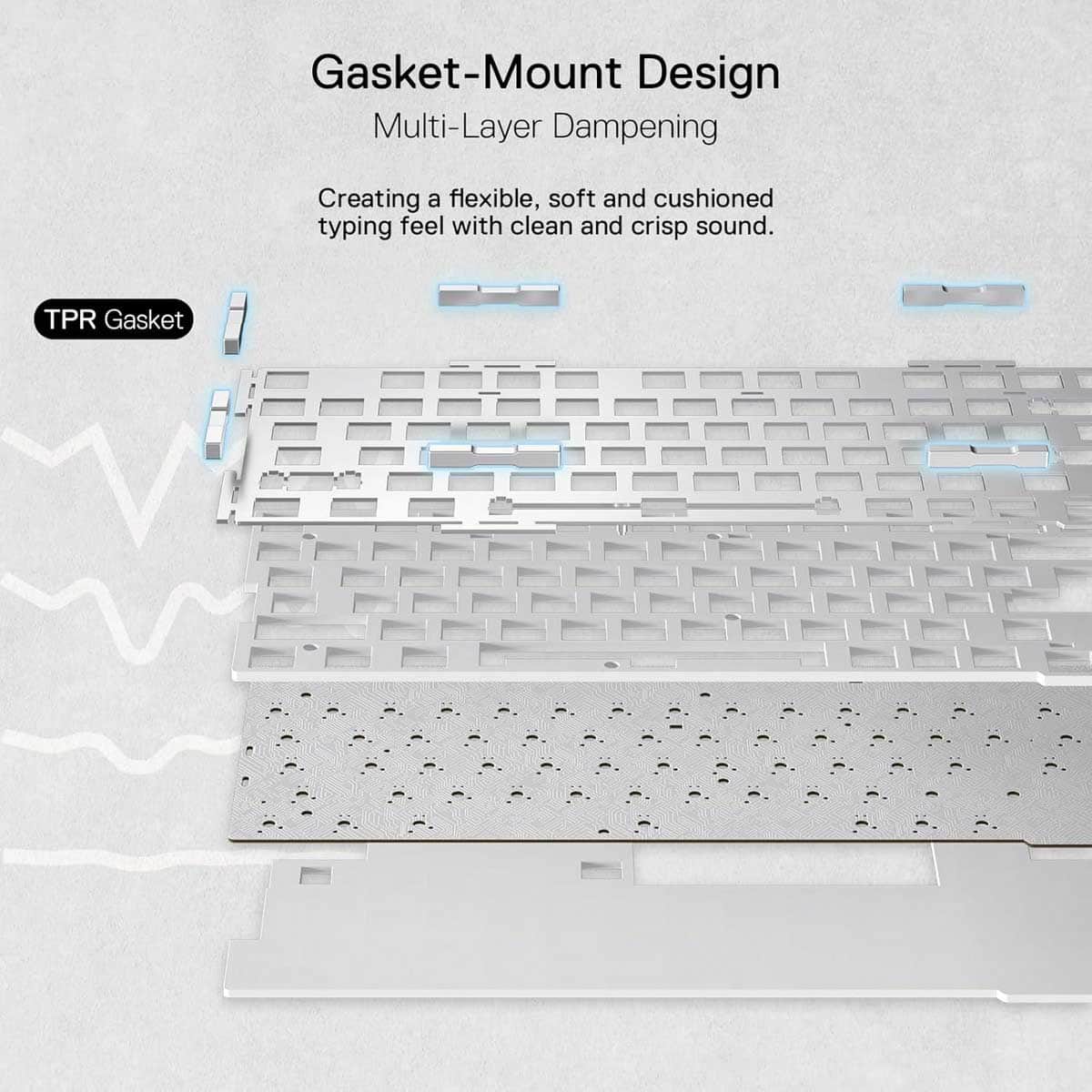 Redragon Elf Pro K649 78% 3-Mode RGB Wireless Mechanical Keyboard