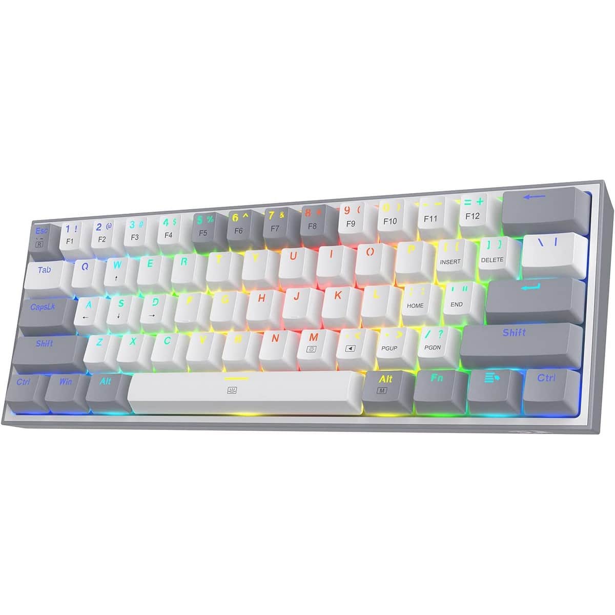 ريدراجون كيبورد ألعاب ميكانيكي سلكي Fizz K617 بحجم 60% وإضاءة RGB